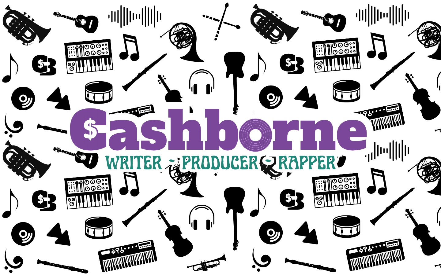 Cashborne white logo artwork